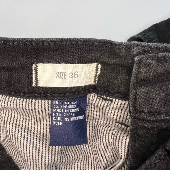 Madewell Skinny Skinny Ankle Jeans in Black 26 - Picture 4 of 7